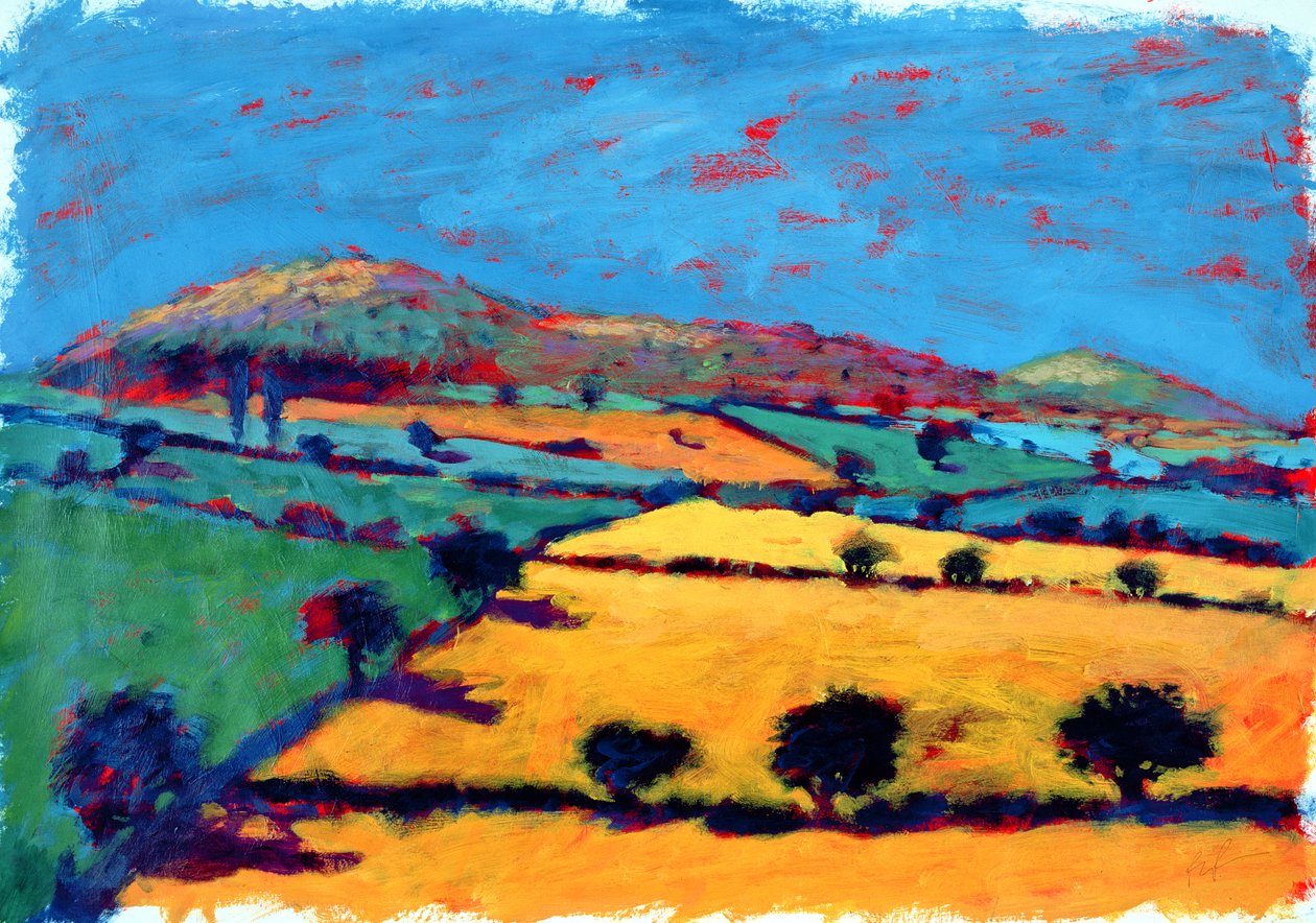 Golden Valley (akryyli kortilla) tekijältä Paul Powis
