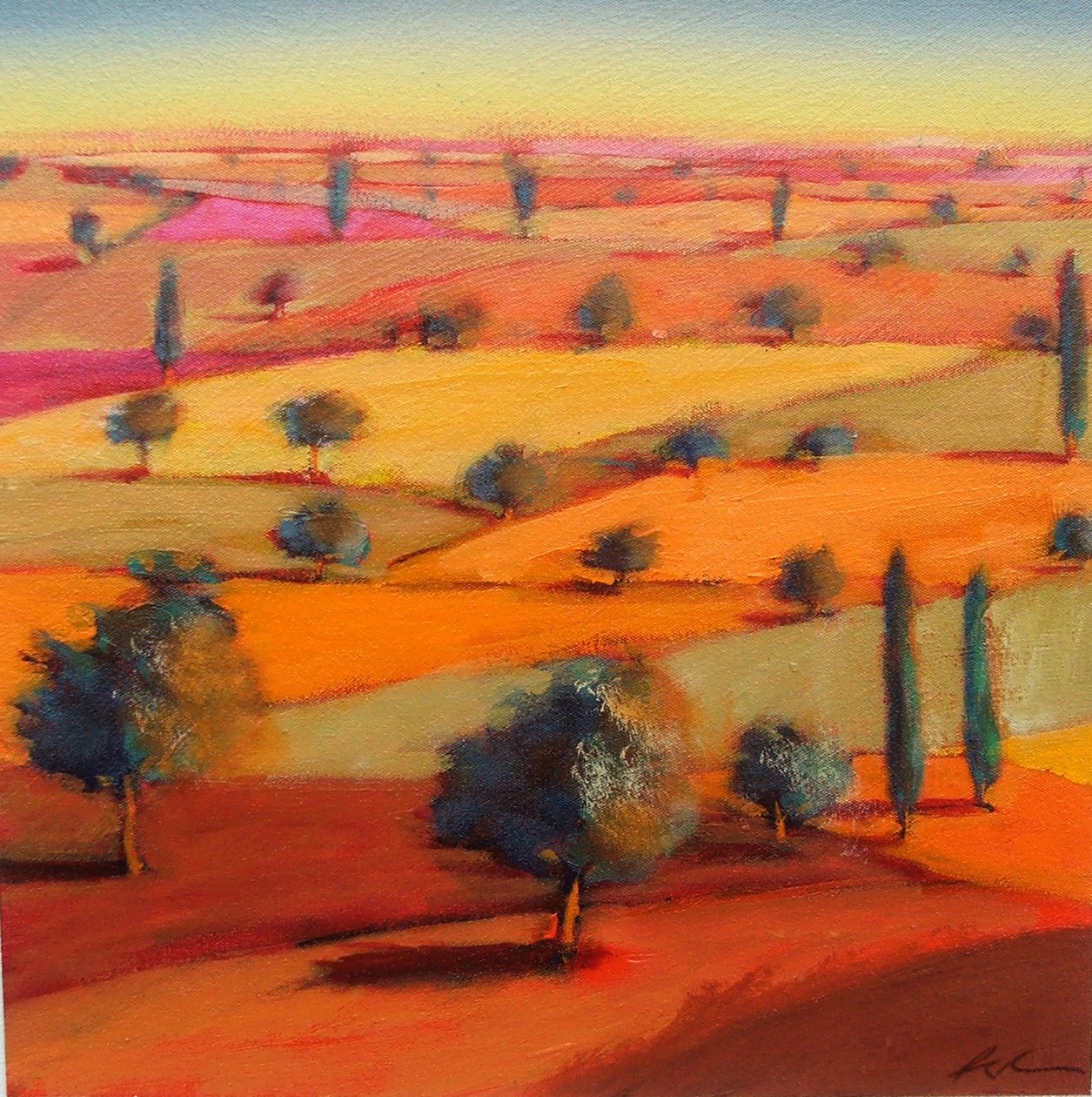Italia (akryyli kortille) tekijältä Paul Powis