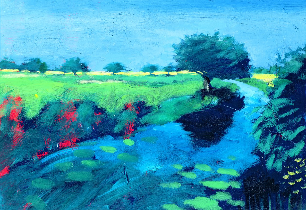 River (akryyli kortilla) tekijältä Paul Powis