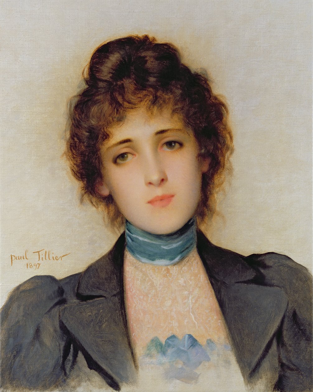 Naisen muotokuva, 1897 tekijältä Paul Prosper Tillier