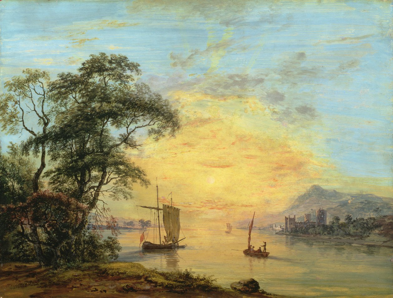 Huonekalut ja erilaiset esineet 1100- ja 1300-luvuilta tekijältä Paul Sandby