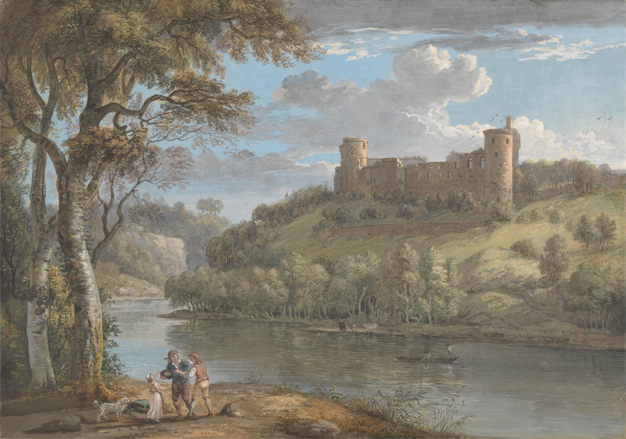 Bothwellin linna, etelästä tekijältä Paul Sandby