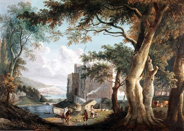 Caldwell, noin 1800 tekijältä Paul Sandby