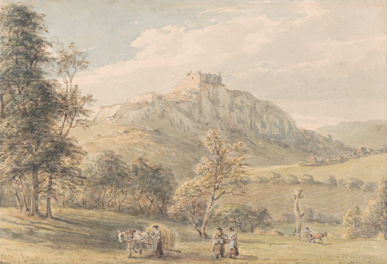 Carreg Cennanin linna tekijältä Paul Sandby