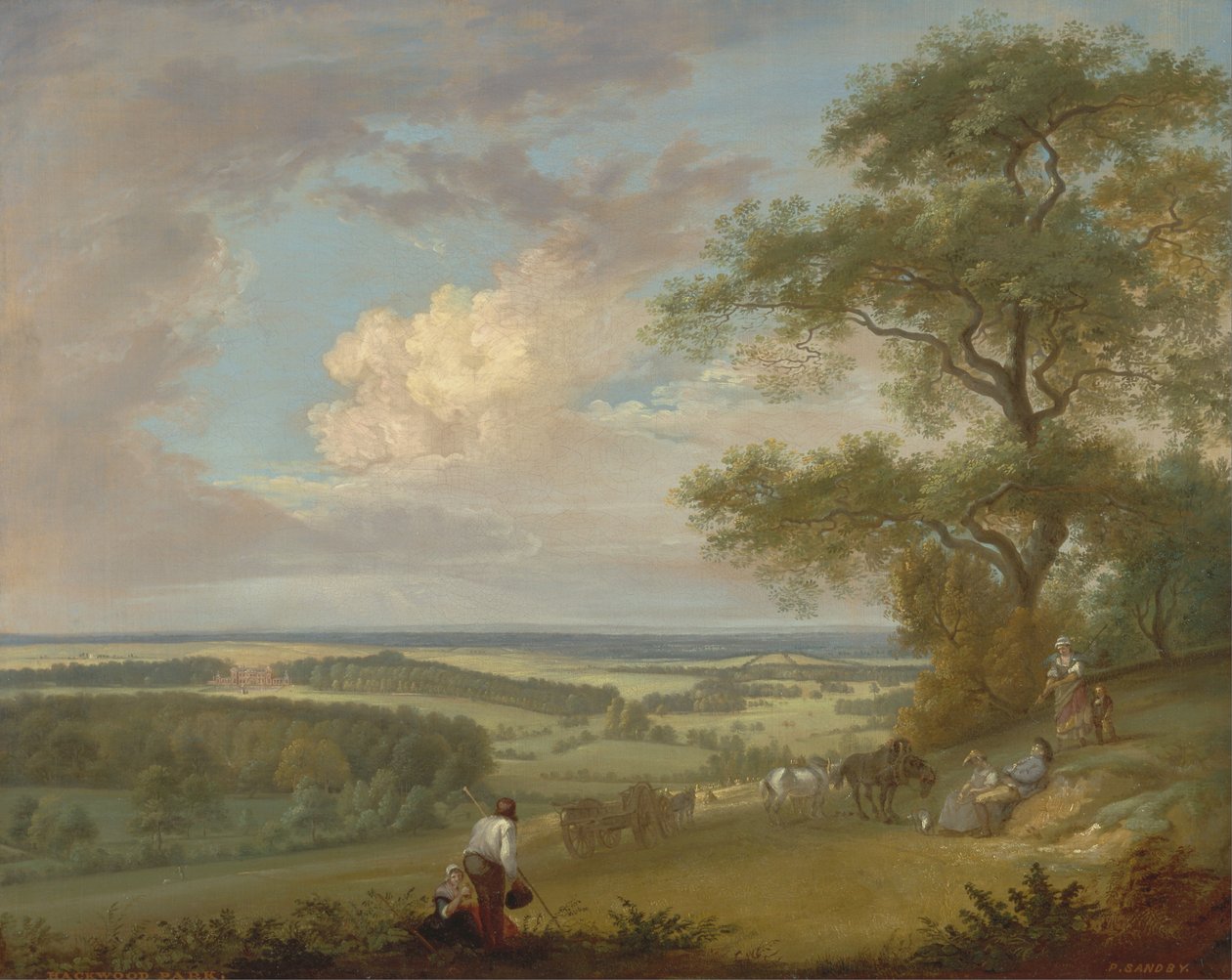 Hackwood Park, Hampshire tekijältä Paul Sandby