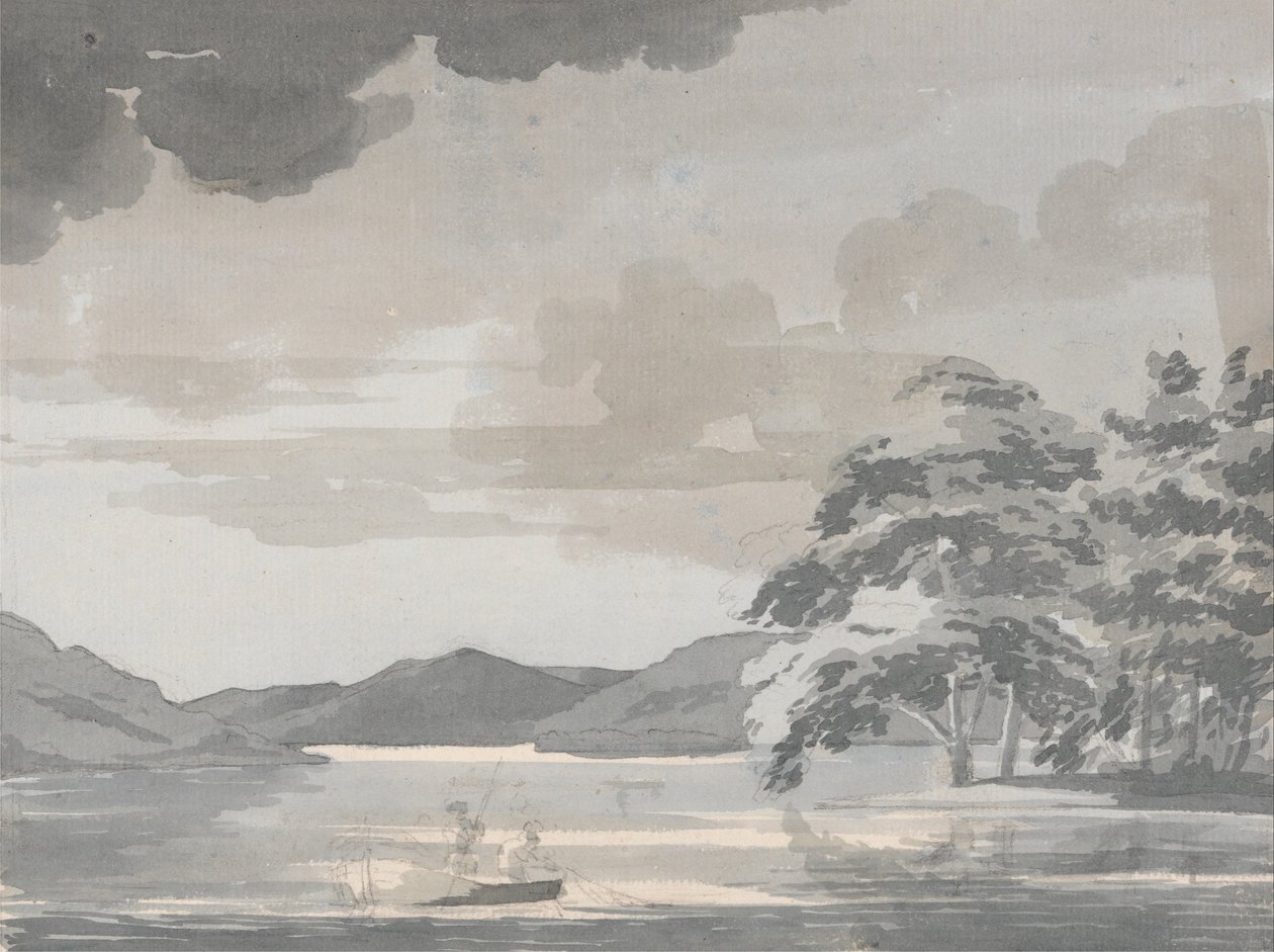 Järven kohtaus tekijältä Paul Sandby