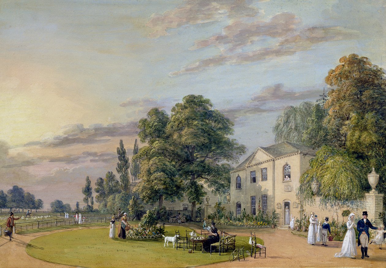 Teetä Englefield Greenissä tekijältä Paul Sandby