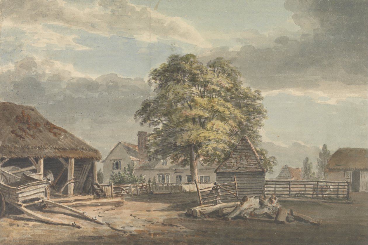 Woodyard, Great Windsorin puisto tekijältä Paul Sandby
