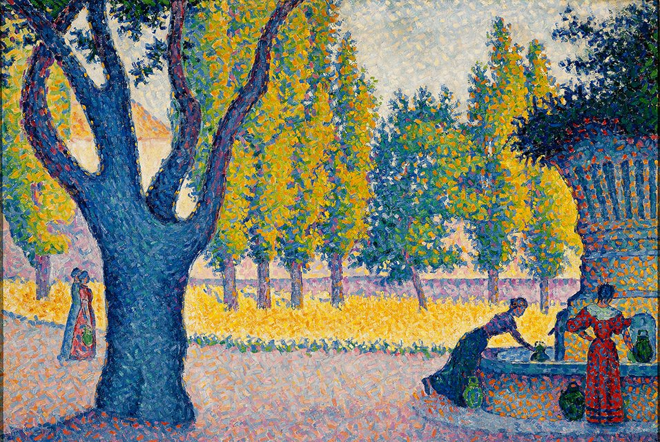 Saint-Tropez. Fontaine des Lices tekijältä Paul Signac