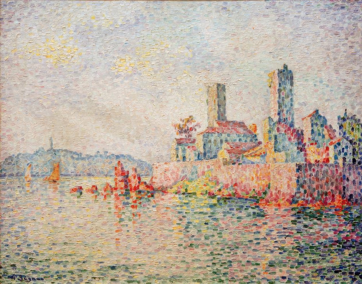 Antibes, die Türme tekijältä Paul Signac