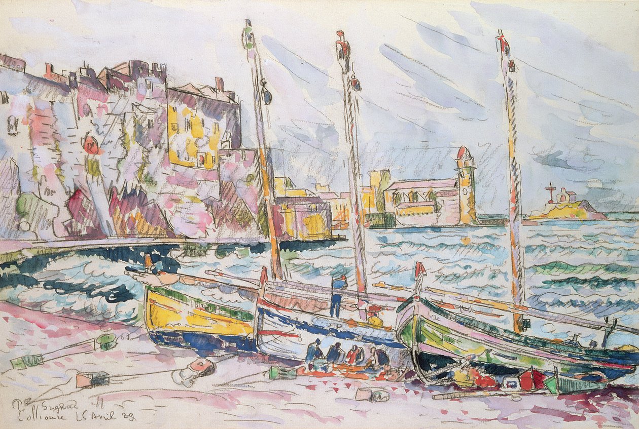 Collioure, 1929 tekijältä Paul Signac