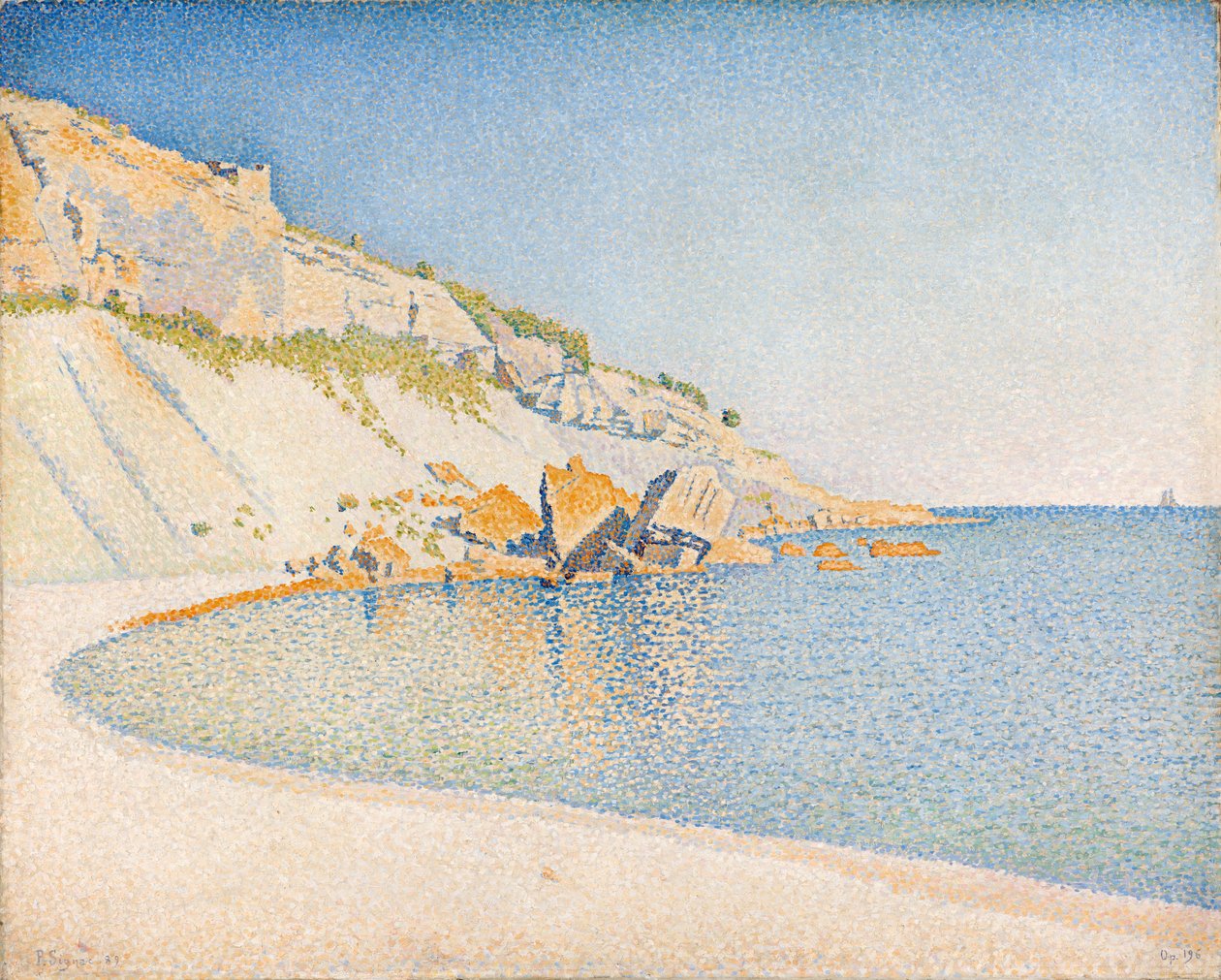 Ranskan Riviera, 1889 tekijältä Paul Signac