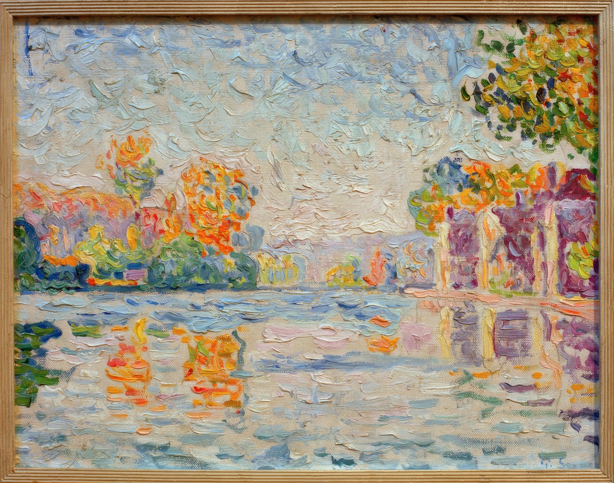 Die Seine bei Samois tekijältä Paul Signac
