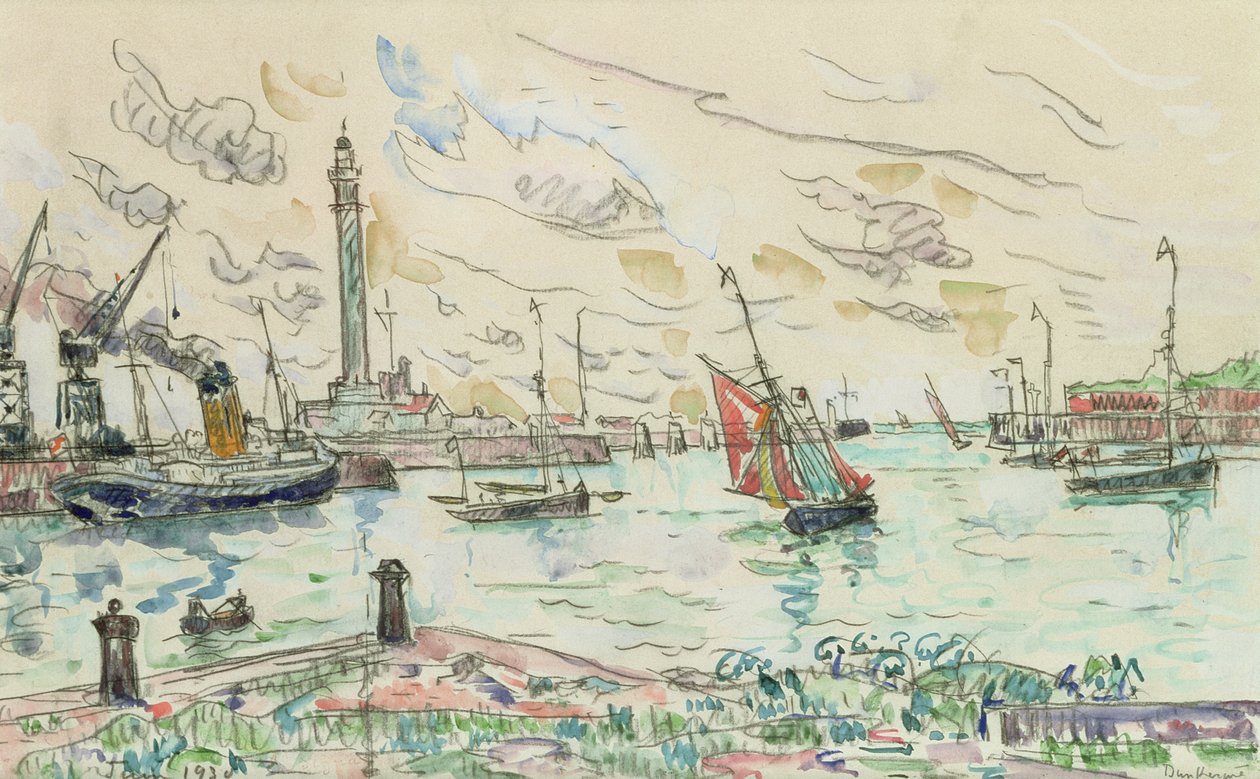 Dunkerque, 1930 tekijältä Paul Signac
