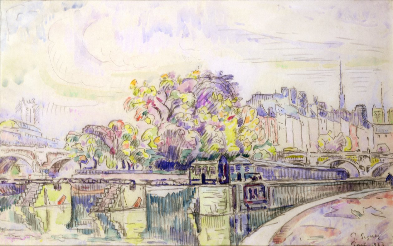 Pariisi, 1923 tekijältä Paul Signac