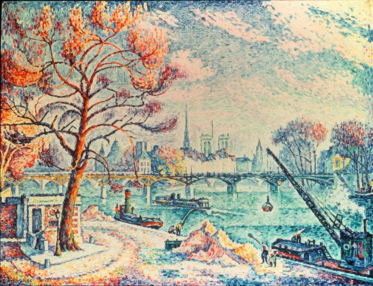 Paris, le Pont des Arts tekijältä Paul Signac