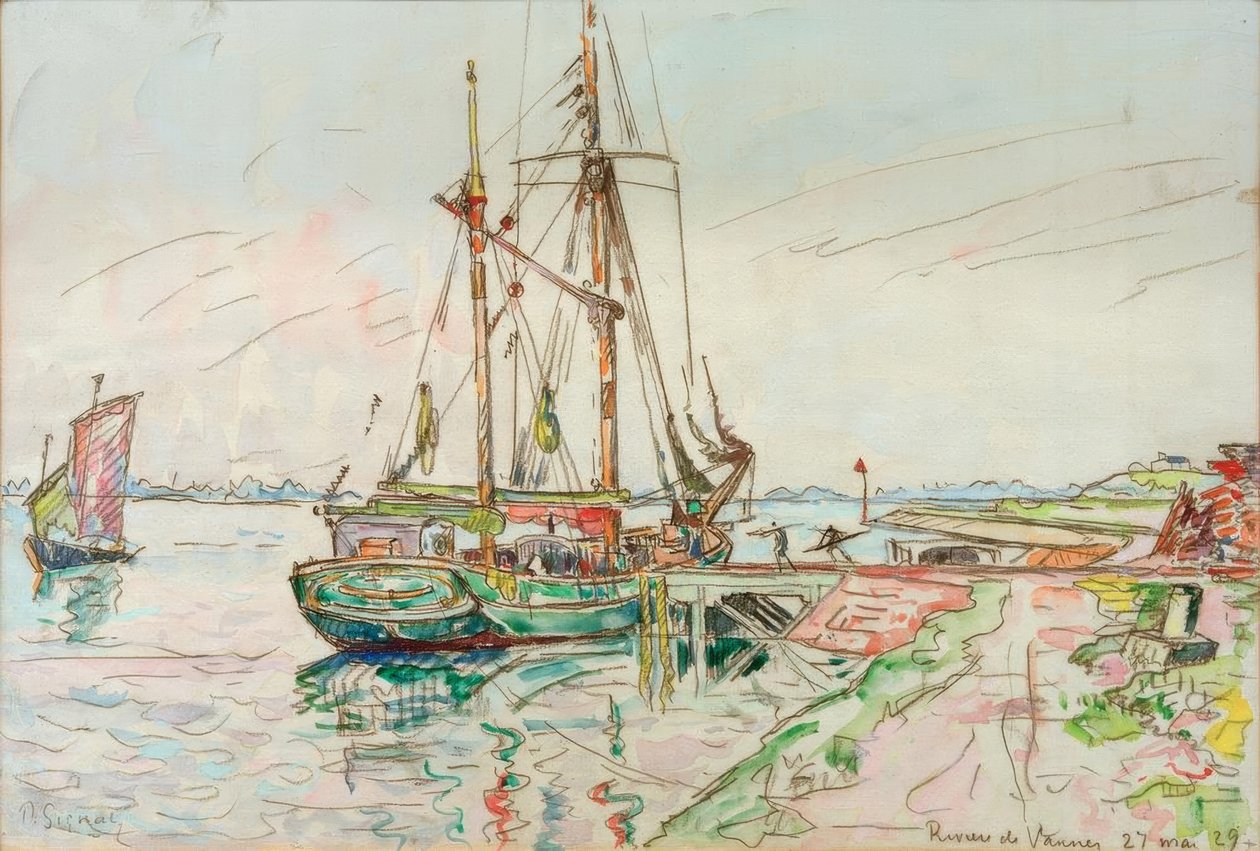 Rivière à Vannes tekijältä Paul Signac