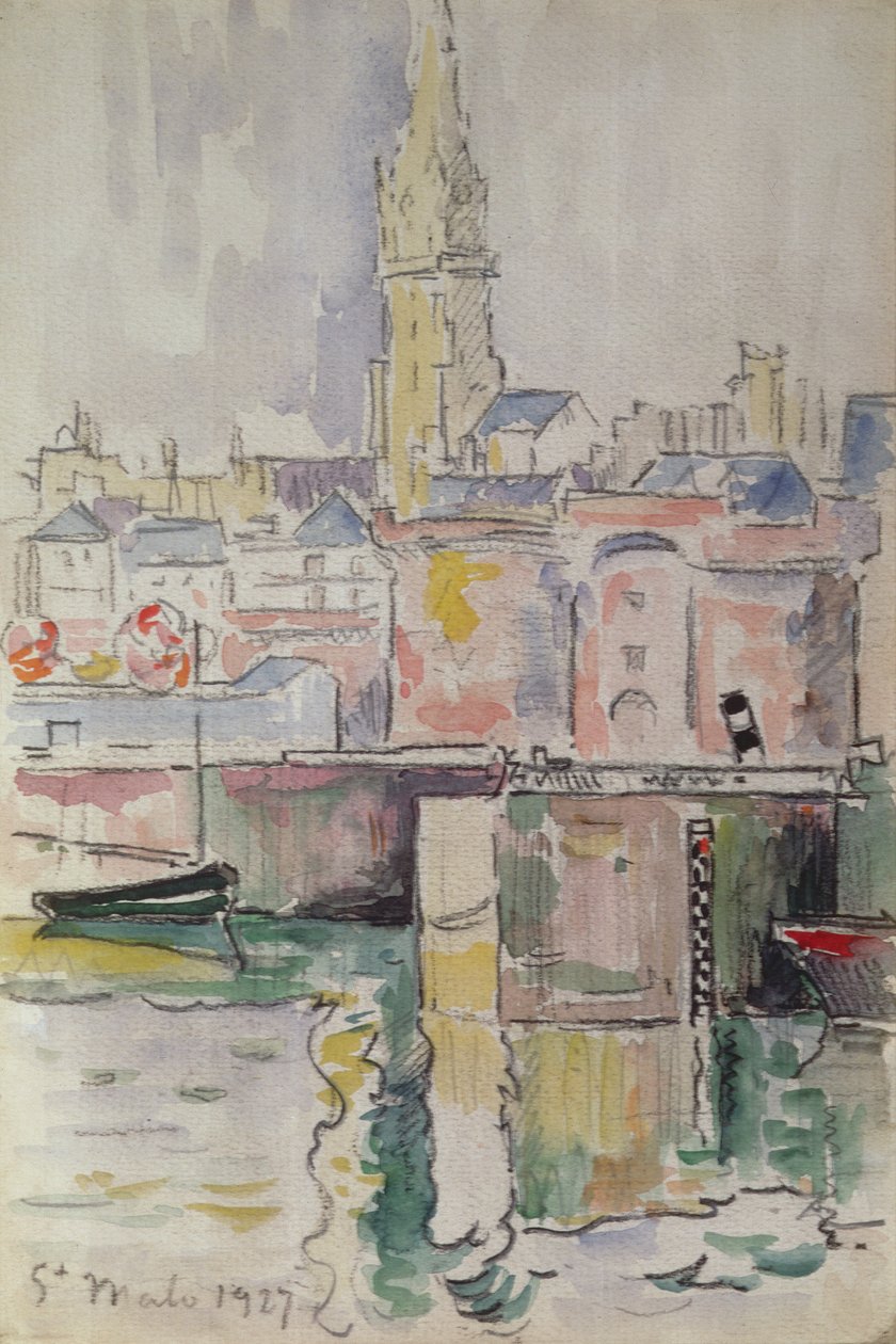 St. Malo, 1927 tekijältä Paul Signac