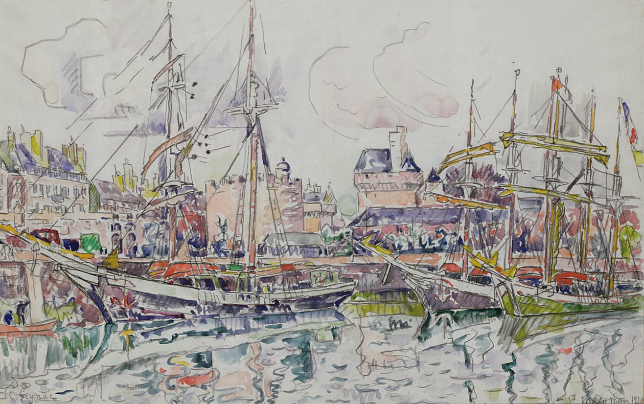 St. Malo, 1930 tekijältä Paul Signac