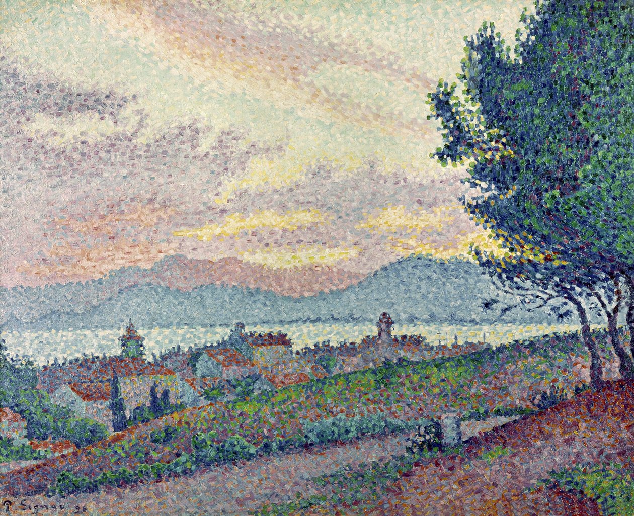 St. Tropez, Pinewood, 1896 tekijältä Paul Signac