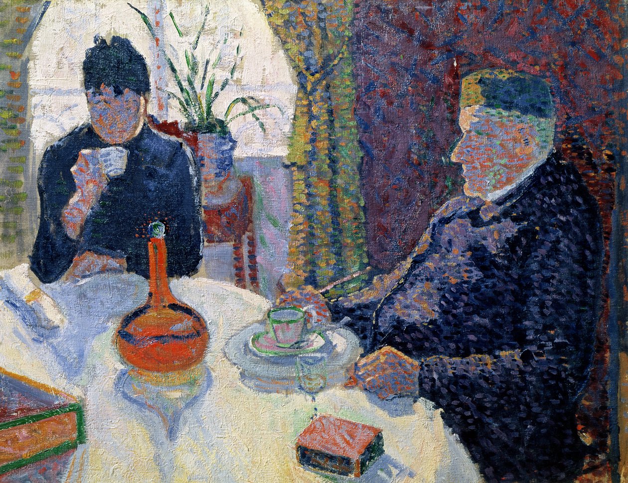 Study for The Dining Room, n. 1886 tekijältä Paul Signac