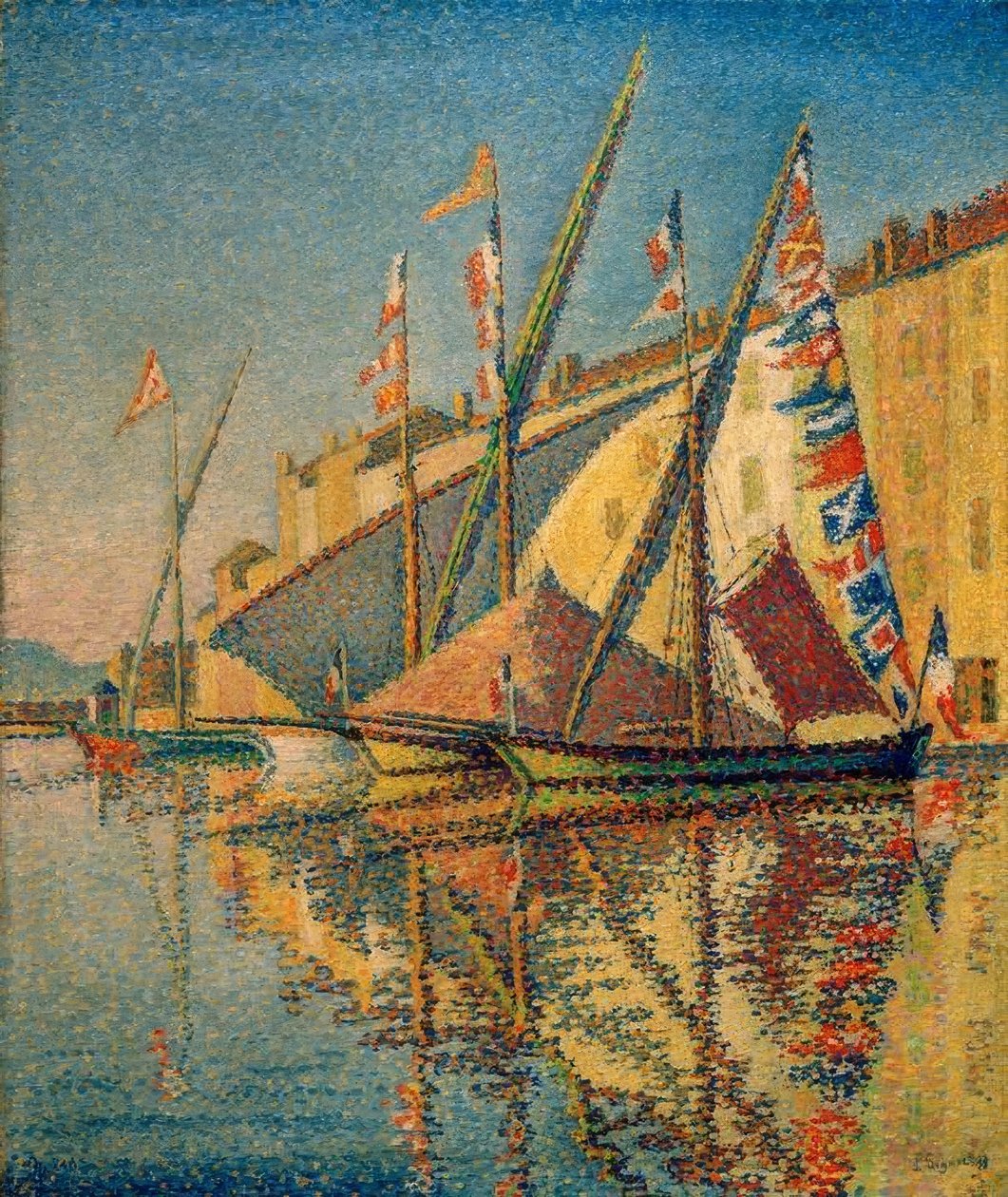 Tartanes pavoisées tekijältä Paul Signac