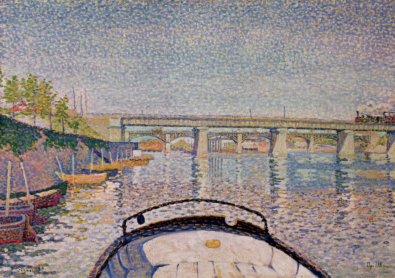 Asnieresin silta, 1888 tekijältä Paul Signac