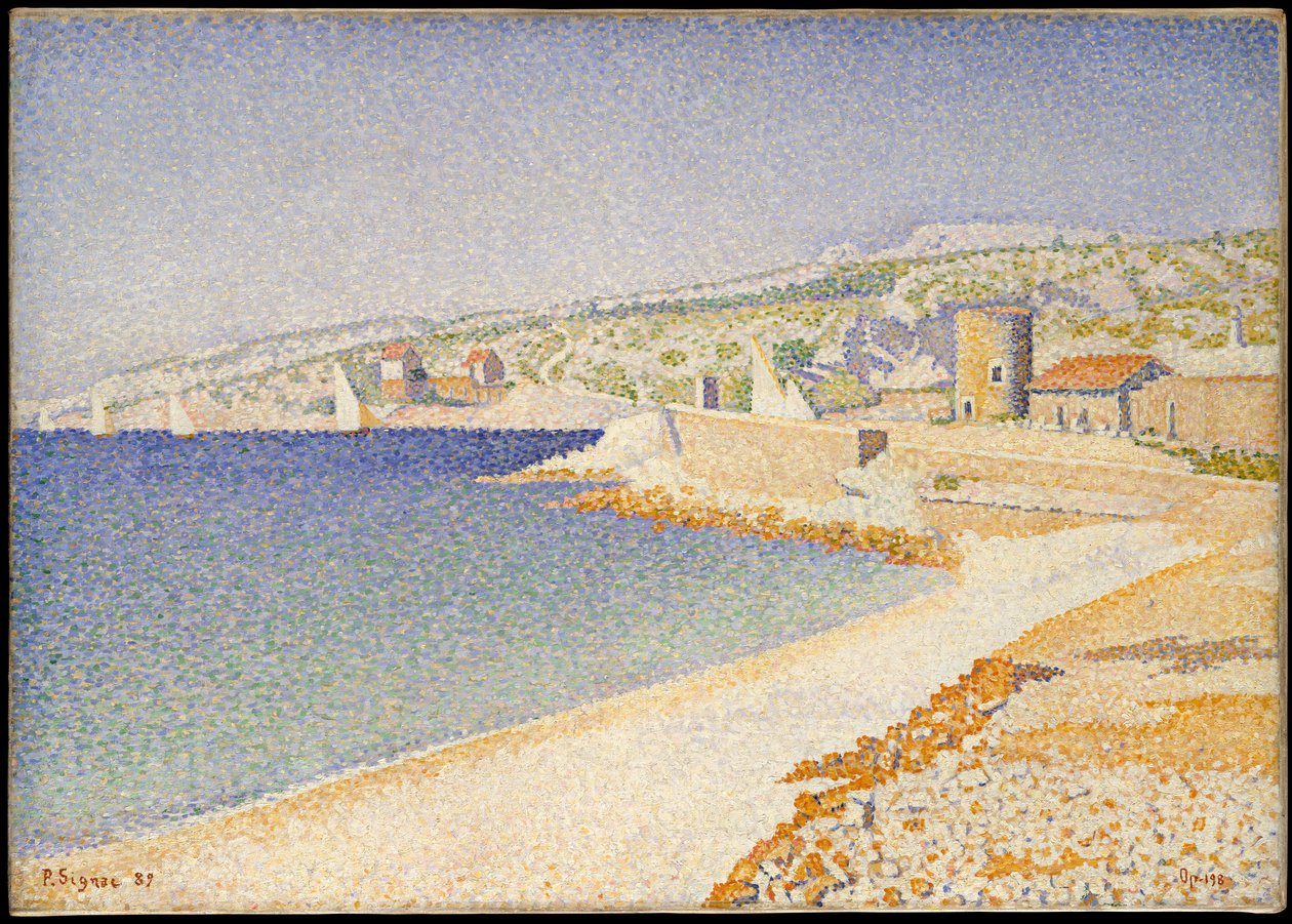 Laituri Cassisissa, Opus 198 tekijältä Paul Signac