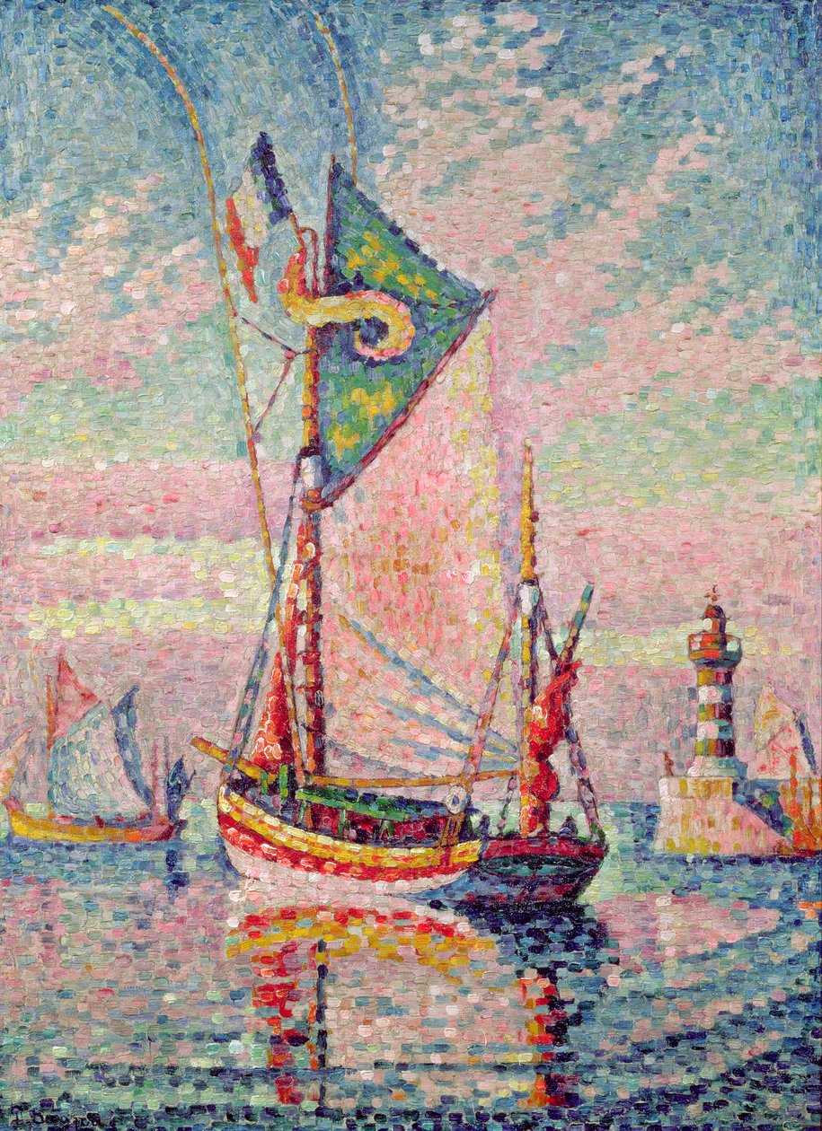 Concarneaun satama tekijältä Paul Signac