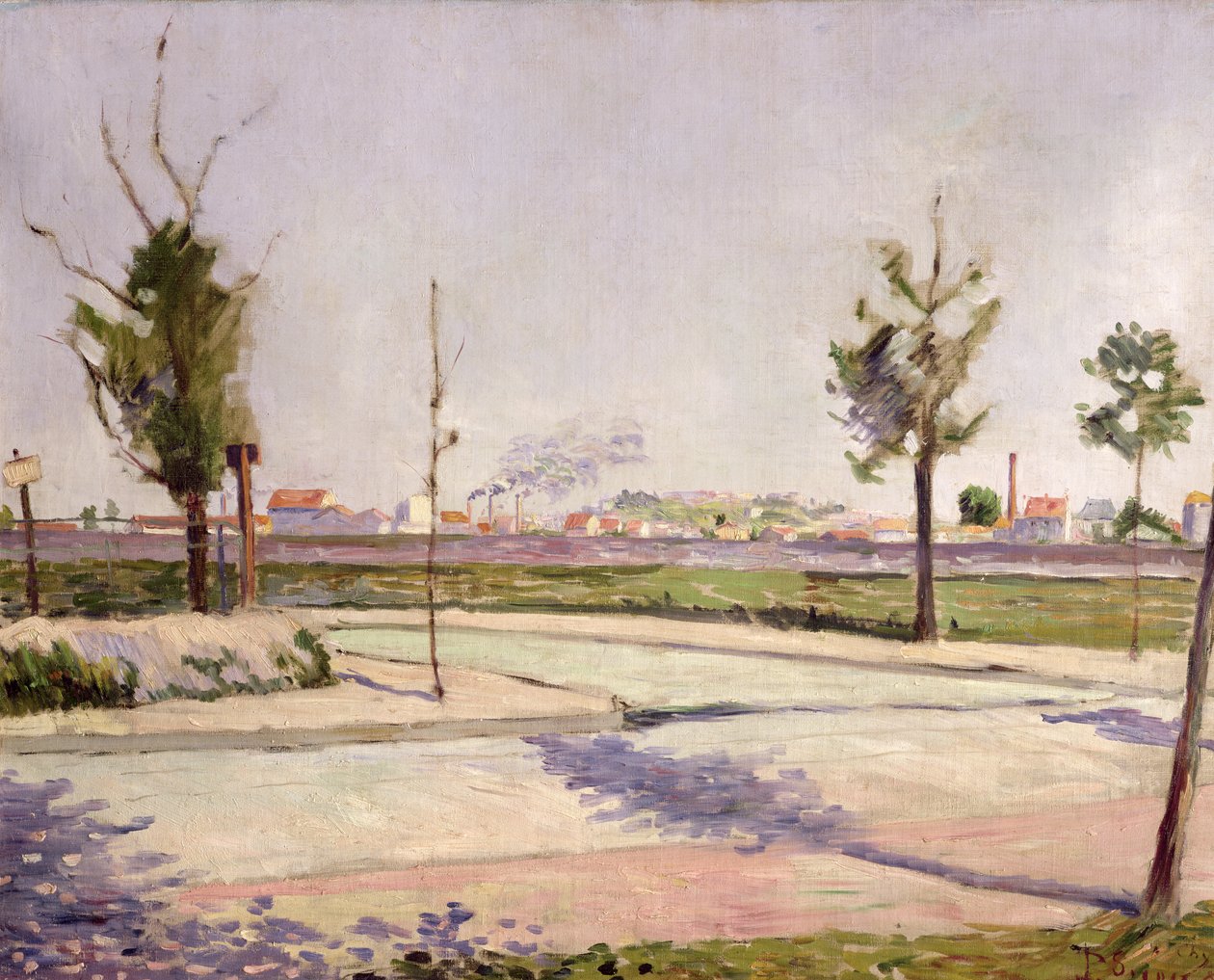 Tie Gennevillieriin, 1883 tekijältä Paul Signac