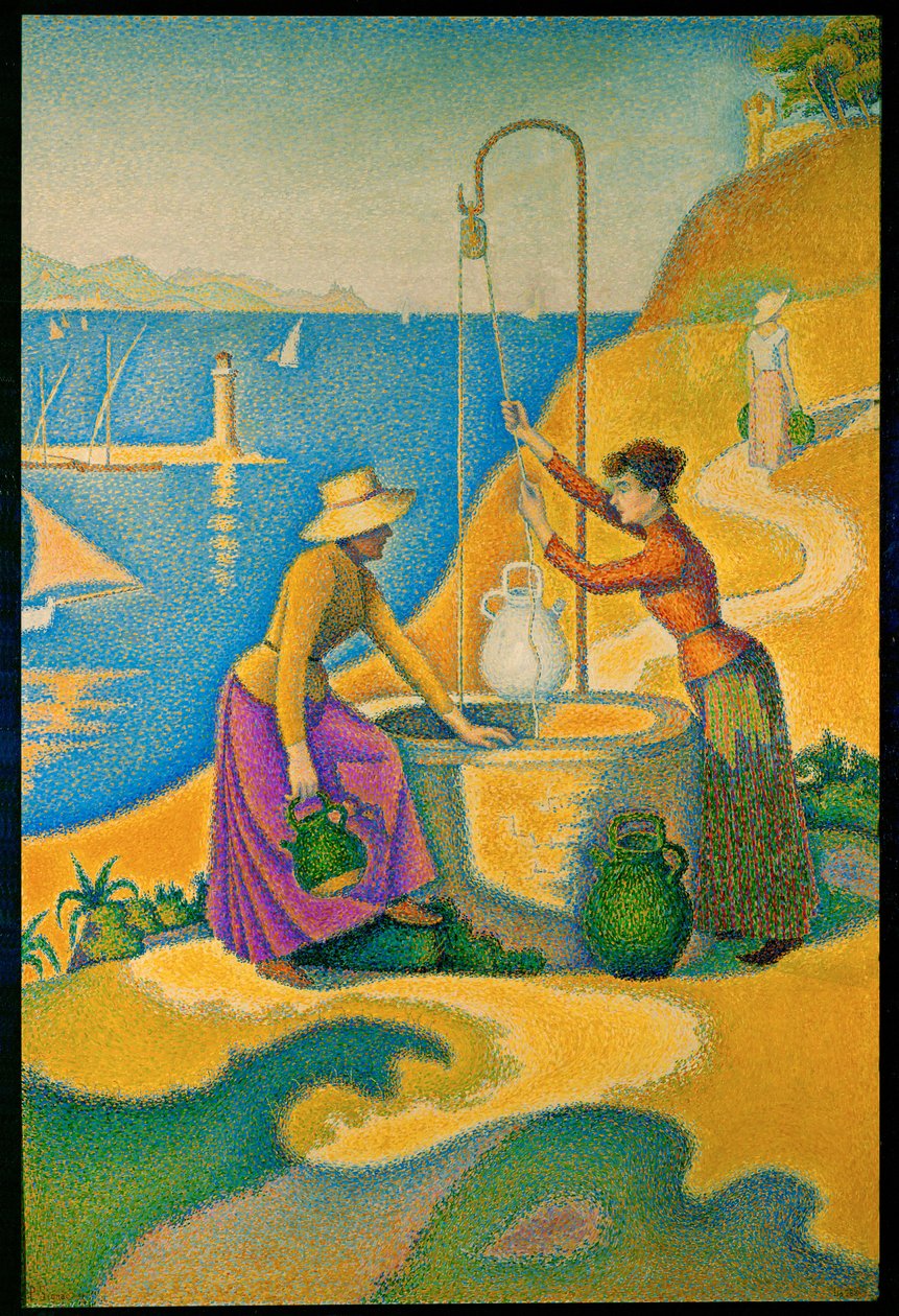 Naisia Kaivolla tekijältä Paul Signac