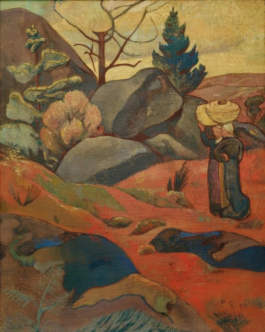 Les Rochers à Huelgoat tekijältä Paul Sérusier