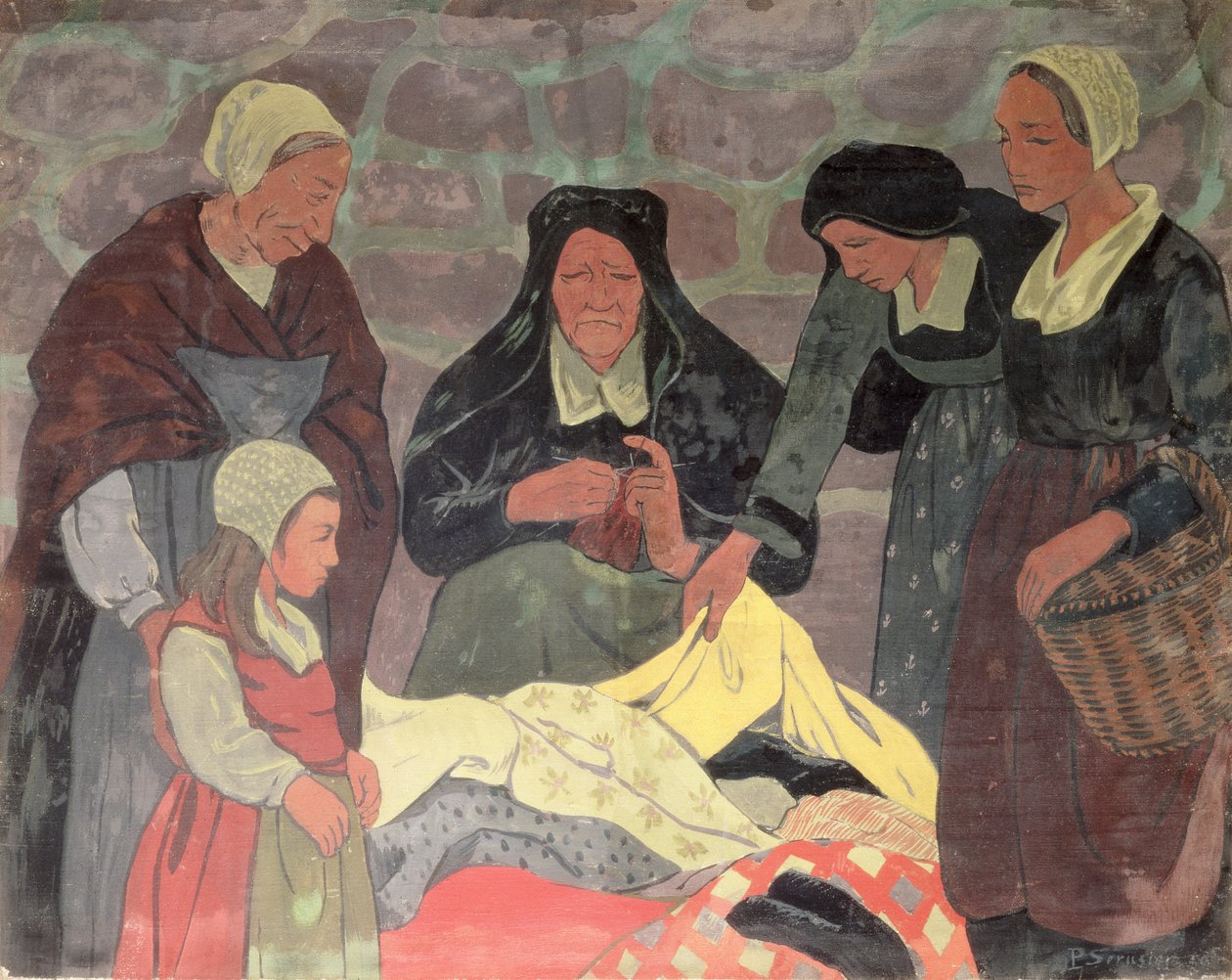 Kangasmyyjä, n.1898 tekijältä Paul Sérusier