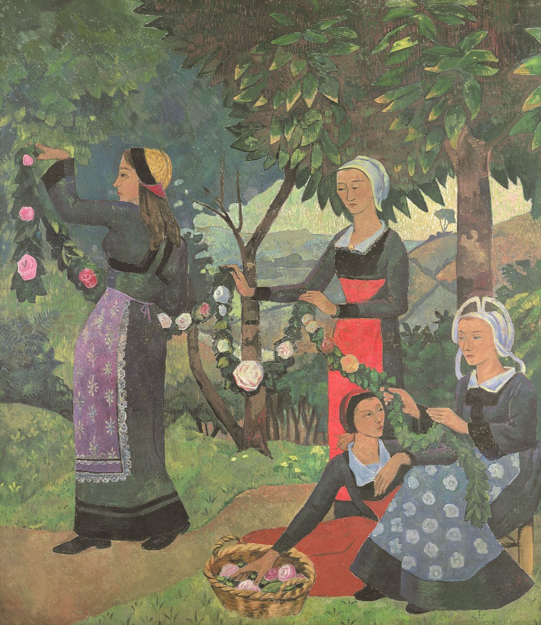 Ruusujen seppele, noin 1898 tekijältä Paul Sérusier