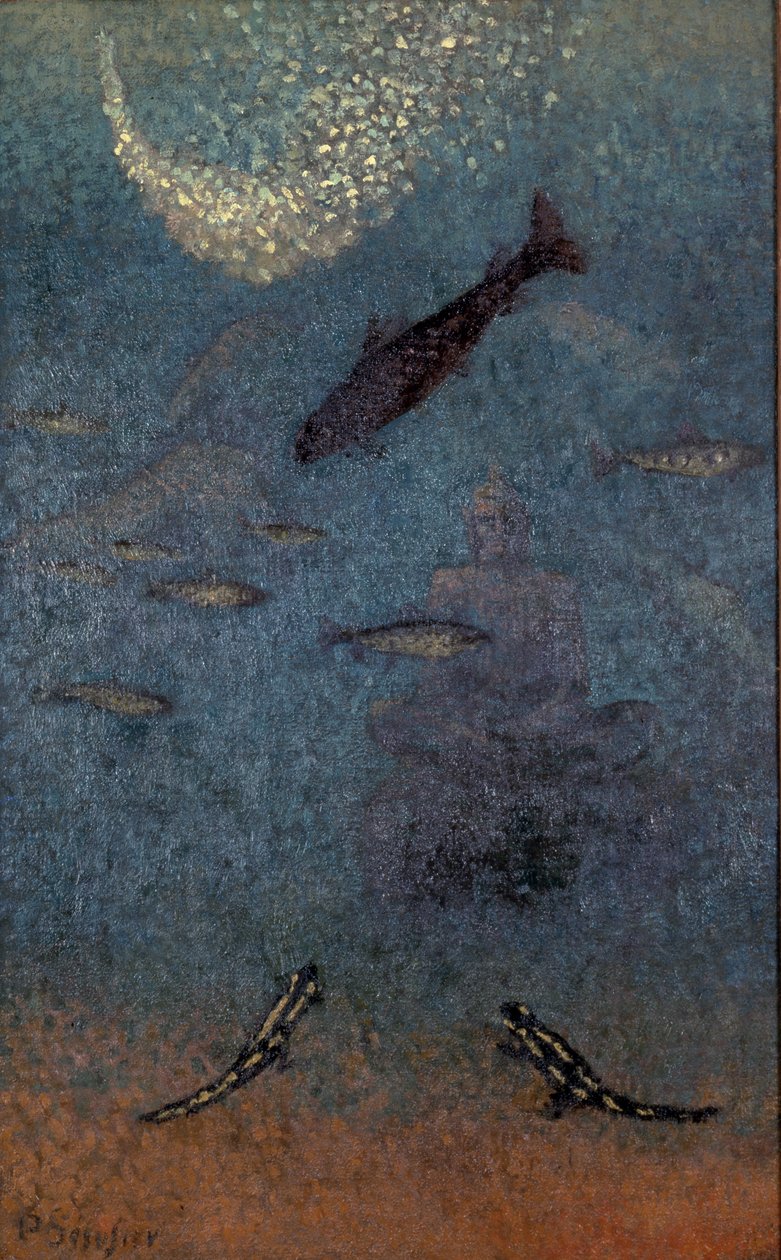 Uponnut Buddha, noin 1910 tekijältä Paul Sérusier