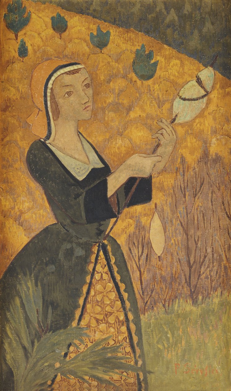Keltainen kehrääjä, 1918 tekijältä Paul Sérusier
