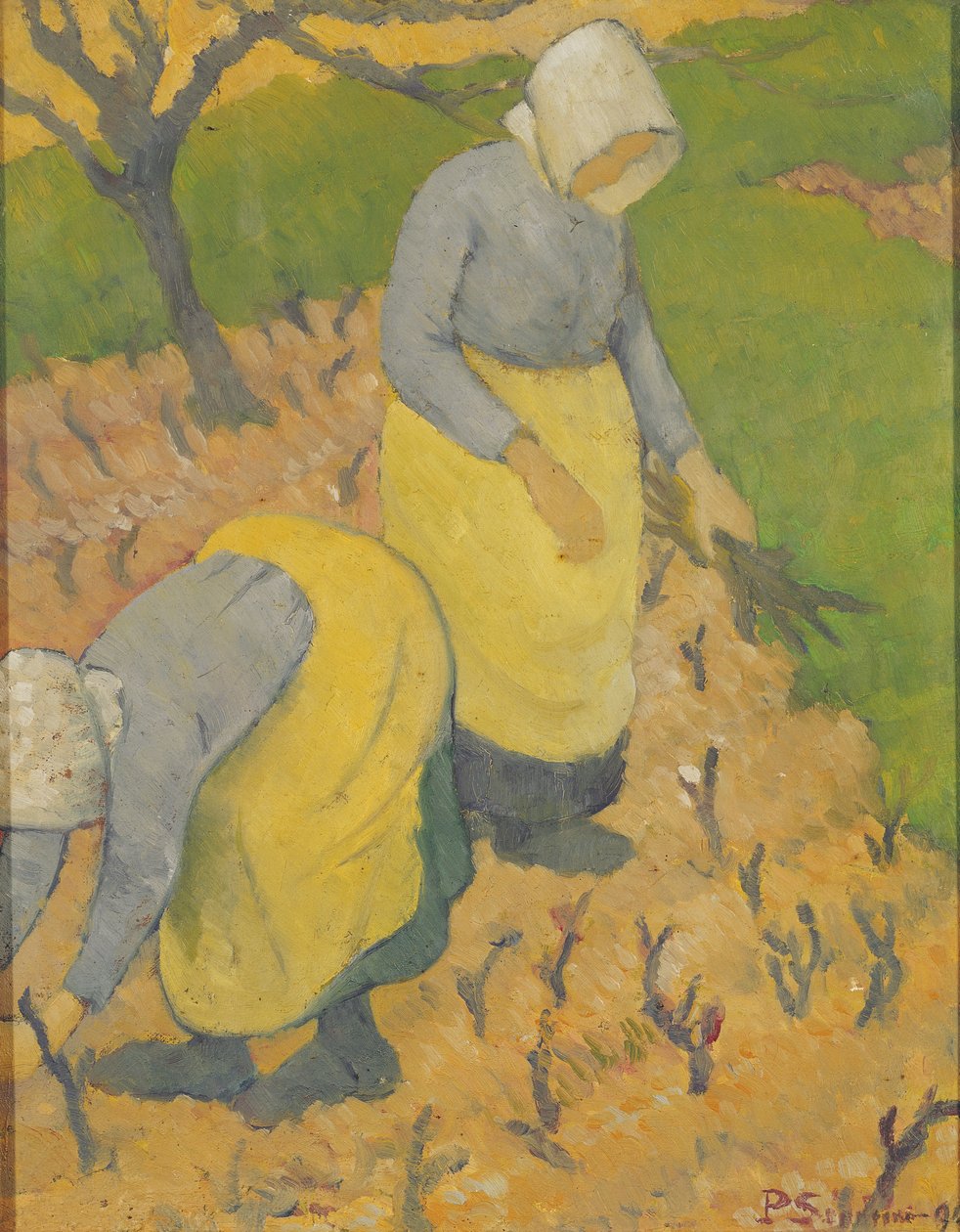 Naiset viinitarhassa, 1890 tekijältä Paul Sérusier