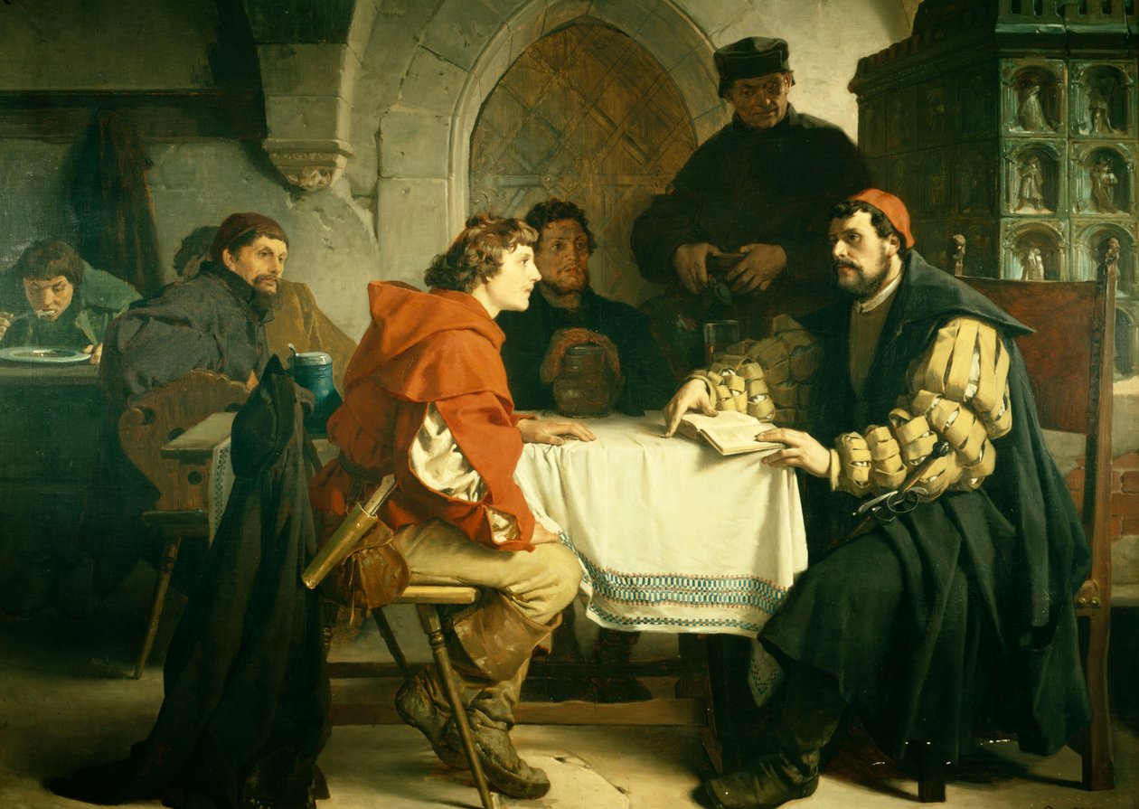 Luther Schwarzen Baerenissa Jenassa, 1873 tekijältä Friedrich Paul Thumann