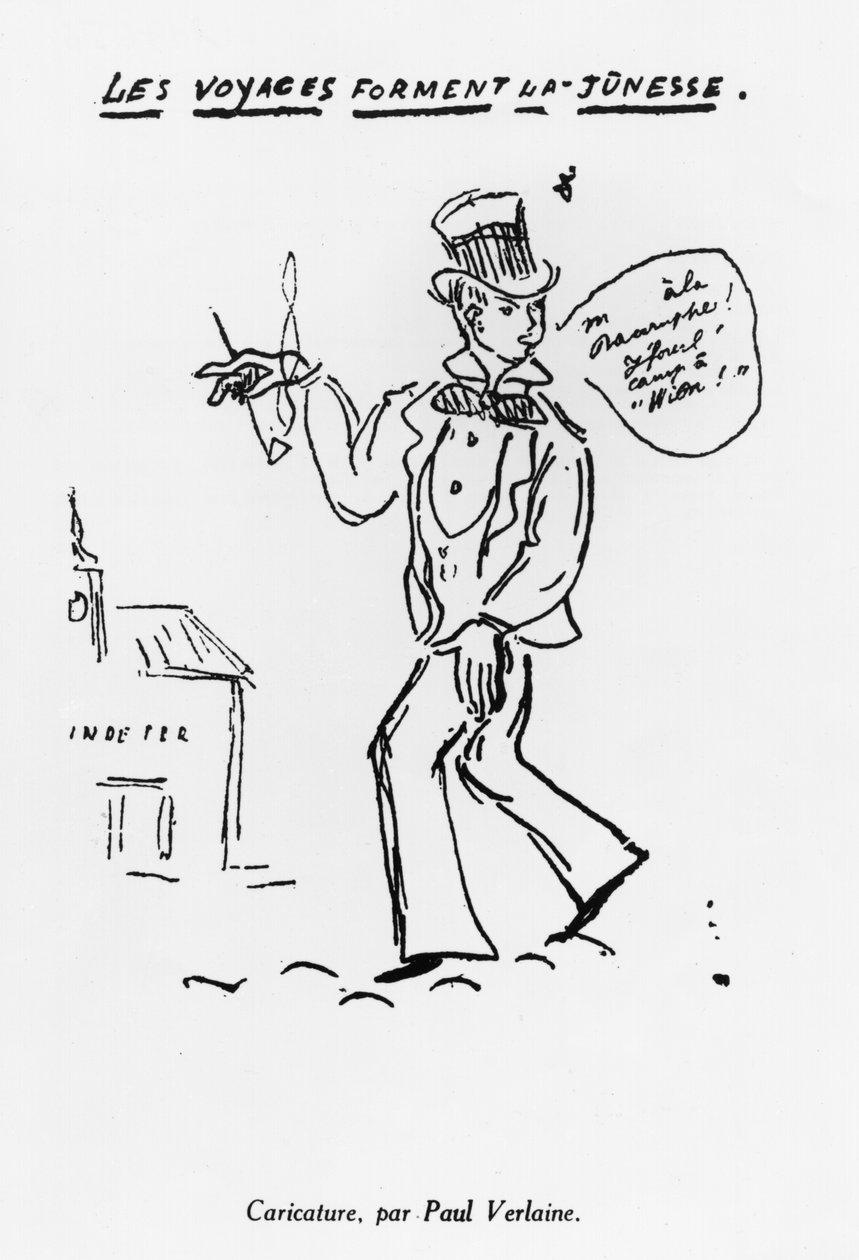 "Les Voyages forment la jeunesse", Arthur Rimbaud (1854-91) tekijältä Paul Verlaine