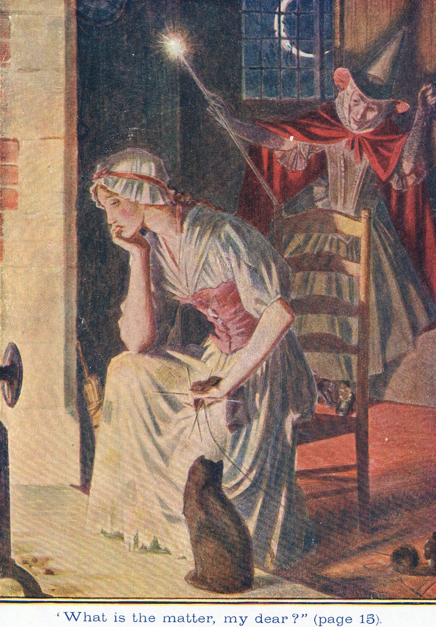 "Mikä hätänä, rakkaani", Tuhkimo, 1925 tekijältä Paul Vincent Woodroffe