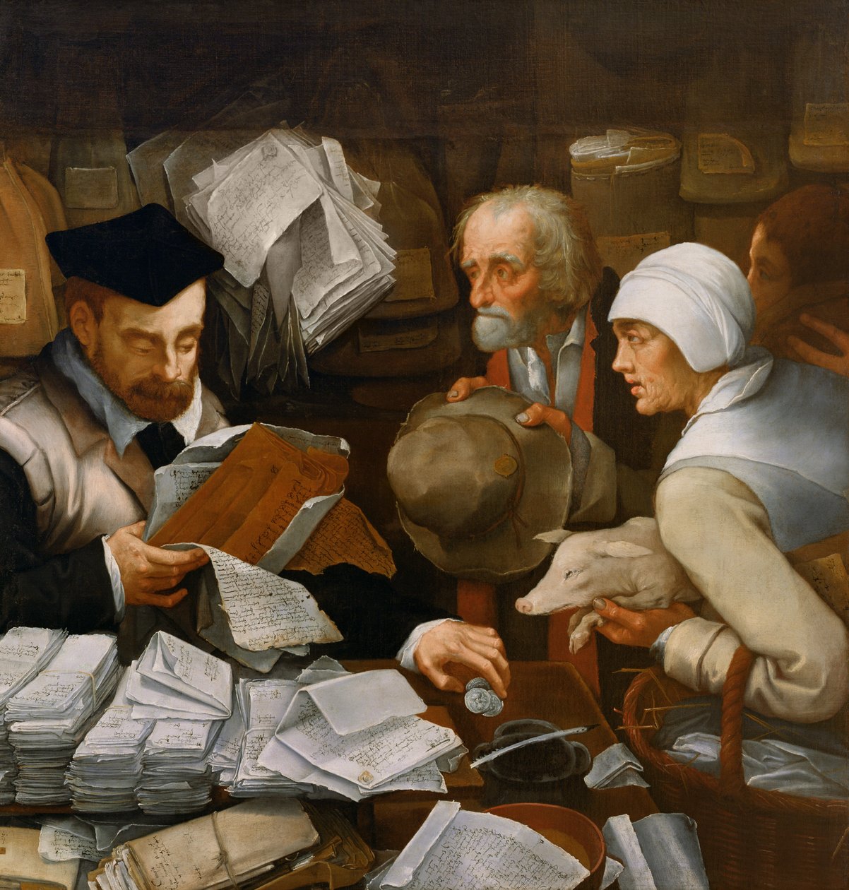 Veronlaskija, 1543 tekijältä Paul De Vos