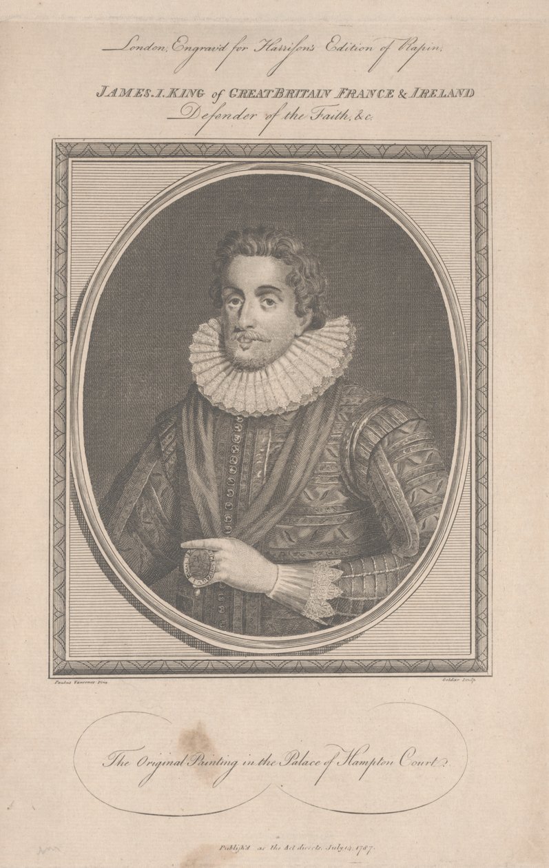 James I, 1787 tekijältä Paul van Somer
