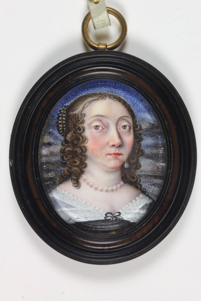 Mademoiselle Le Lou (vesiväri norsunluulle) tekijältä Paul (attr.to) Prieur