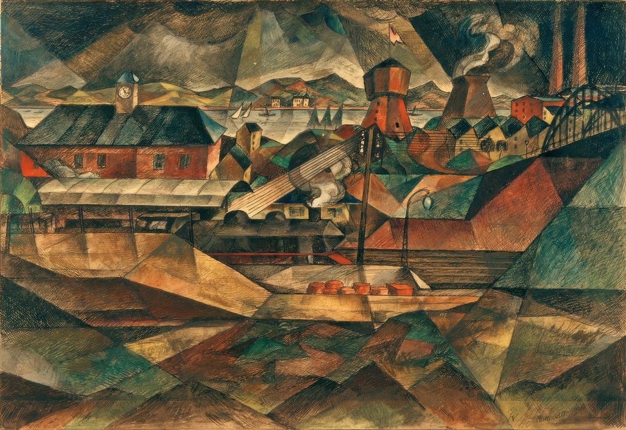 Industriebahnhof I tekijältä Paul Adolf Seehaus