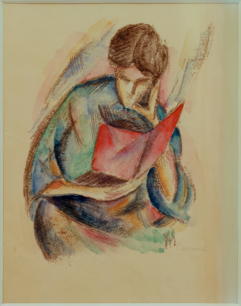 Lesende Frau tekijältä Paul Adolf Seehaus