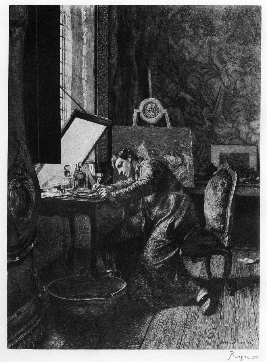 Etcher, c1860-1880 1924 tekijältä Paul Adolphe Rajon