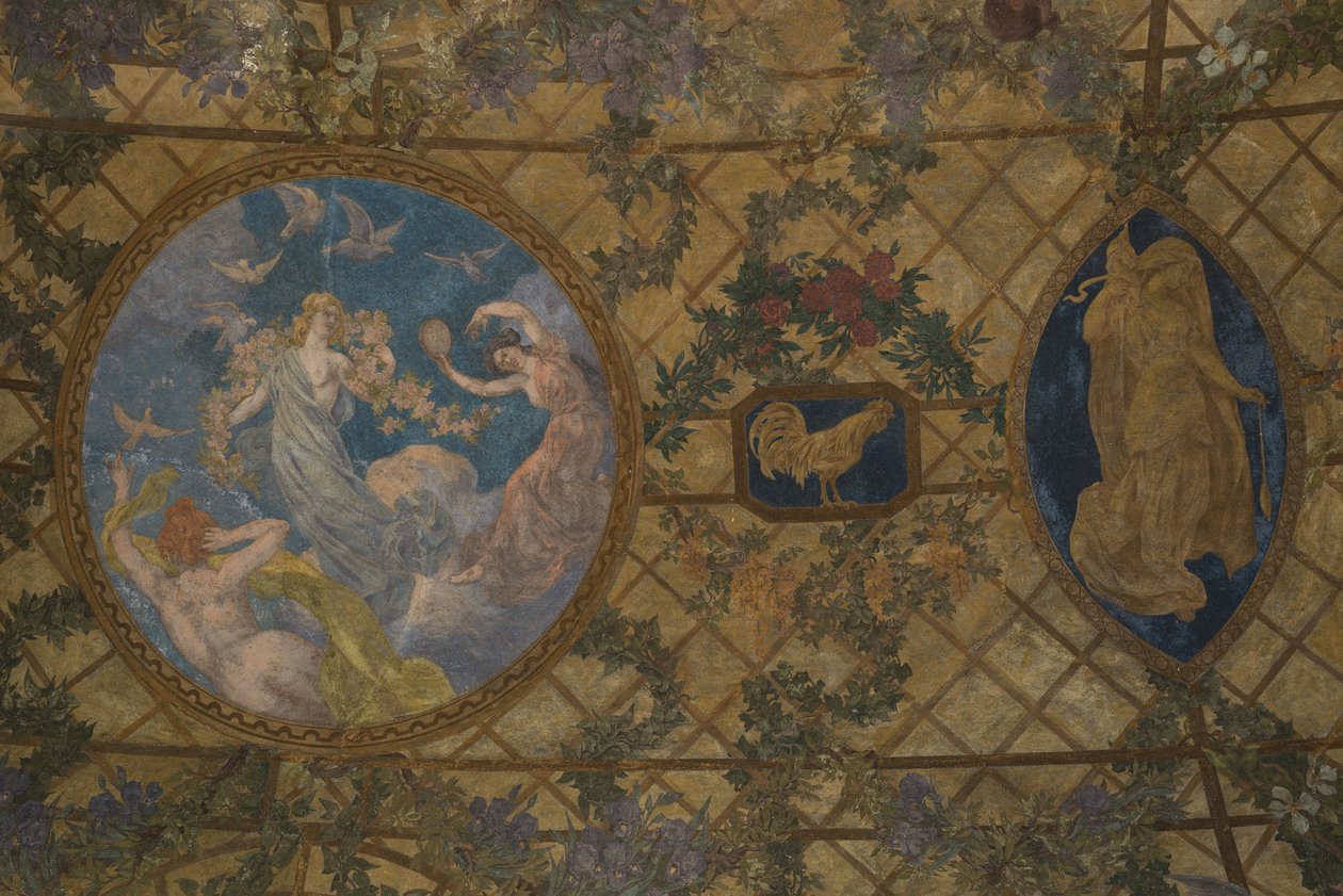 Vallankumouskalenterin kuukaudet: Floréal, vuosina 1909-1910 (arkkitehtoninen sisustus) tekijältä Paul Albert Baudouin