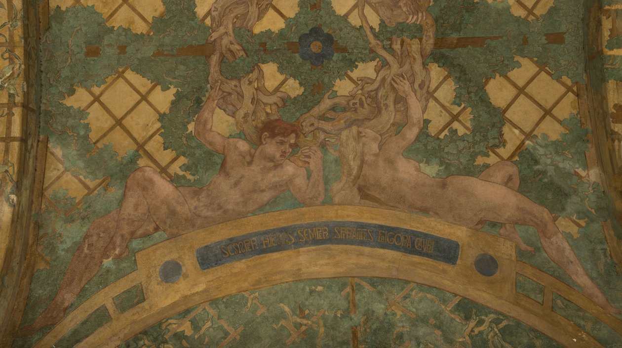 Vuodenajat : Talvi, vuosina 1909-1910 (arkkitehtoninen ympäristö) tekijältä Paul Albert Baudouin