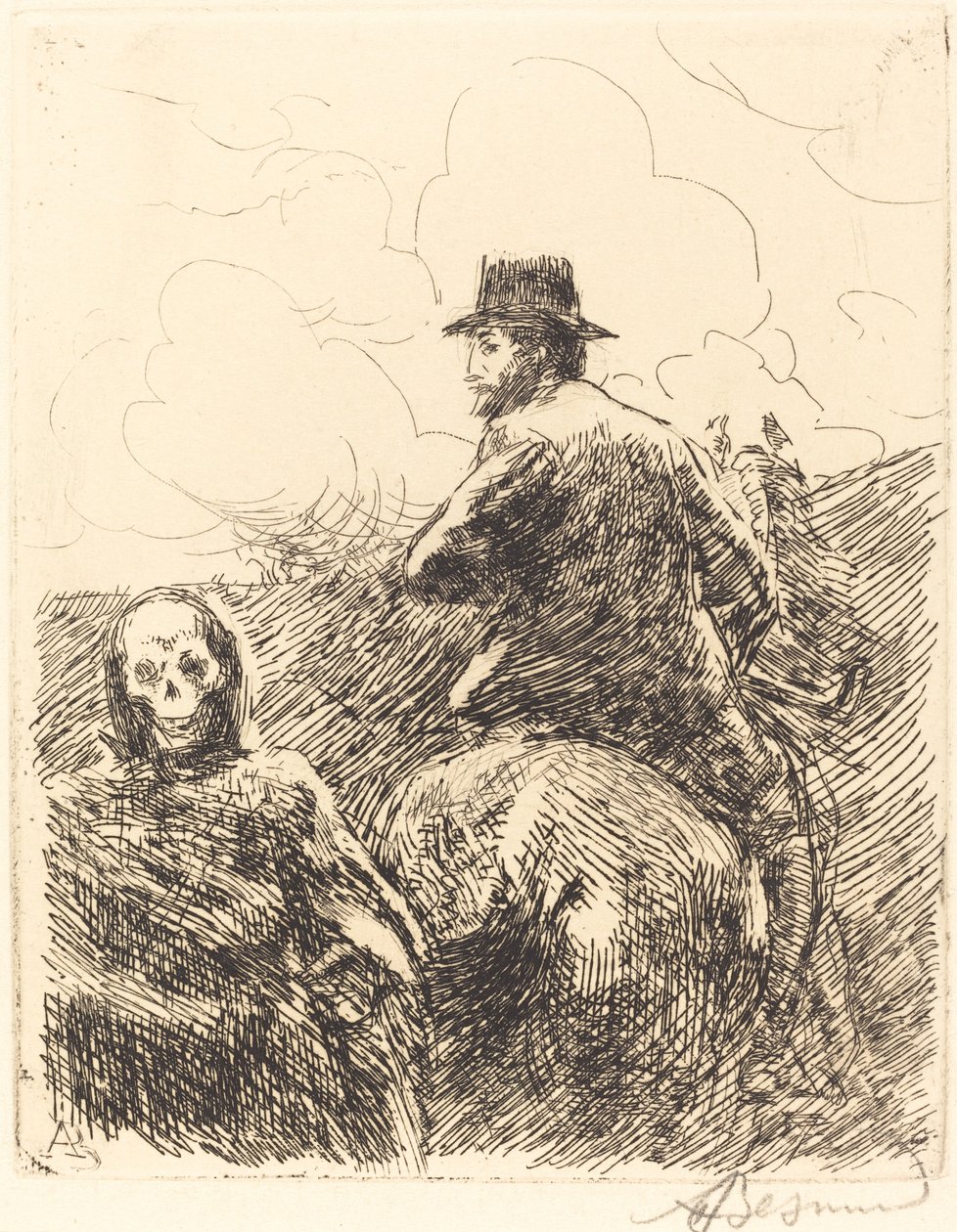 Vaara ohitettu Vaarapassi, 1900. tekijältä Paul Albert Besnard