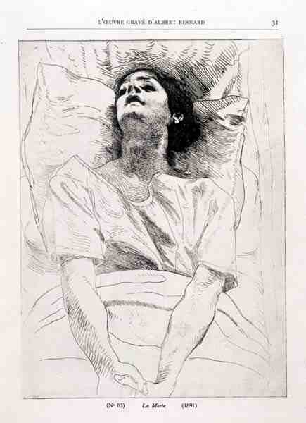 Kuolema tekijältä Paul Albert Besnard